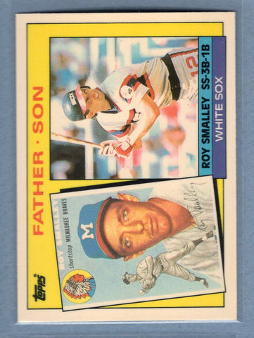 1985 Topps Tiffany #140 Father Son Skinner NM