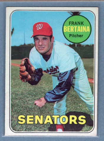 1969 Topps #554 Frank Bertaina EX  GO572