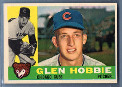1960 Topps #182 Glen Hobbie VG-EX Set Break 1