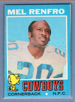 1971 Topps #118 Mel Renfro (HOF)(st) VG  GO260