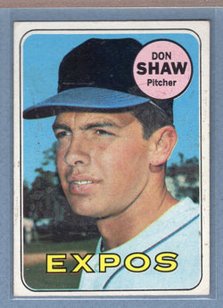 1969 Topps #183 Don Shaw (st) VG  GO350
