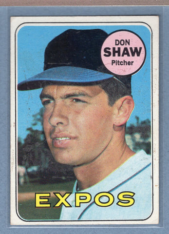1969 Topps #183 Don Shaw (st) VG  GO350