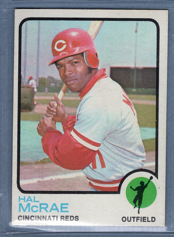 1973 Topps #28 Hal McRae  (a) EX-MT  GO669