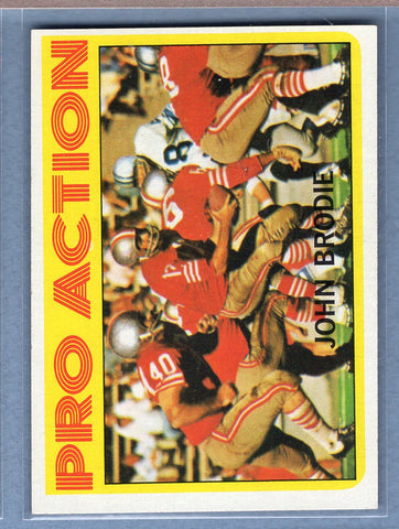 1972 Topps #124 John Brodie EX-MT  GO326