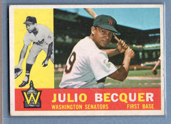 1960 Topps #271 Julio Becquer  G-VG  GO257
