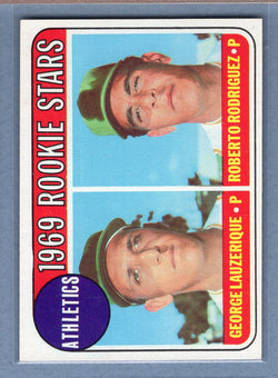 1969 Topps #358 Athletics Rookies (f) EX-MT  GOWABB