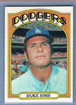 1972 Topps #63 Duke Sims (a) EX-MT  GO315