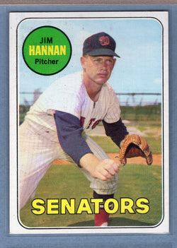 1969 Topps #106 Jim Hannan(b) EX-MT  GO850