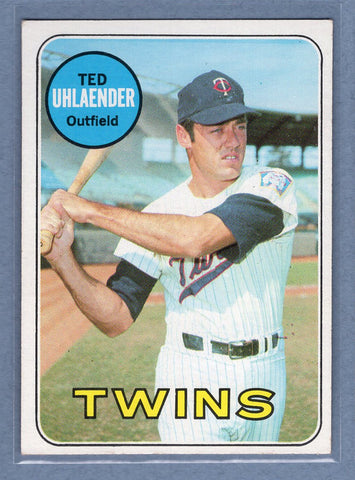 1969 Topps #194 Ted Uhlaender (f) EX-MT  GO265
