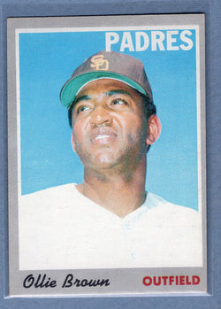 1970 Topps #130 Ollie Brown  EX-MT  GO695