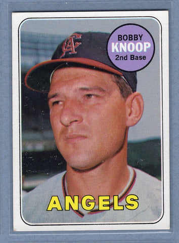 1969 Topps #445 Bobby Knoop (c) EX   GO501