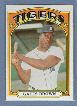 1972 Topps #187 Gates Brown EX-MT  GO483