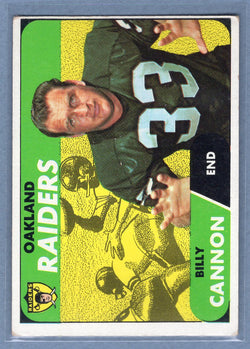 1968 Topps #37 Billy Cannon  VG-EX  GO801