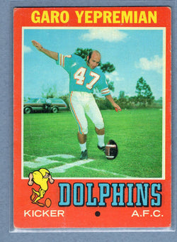 1971 Topps #121 Garo Yepremian VG-EX  GO260