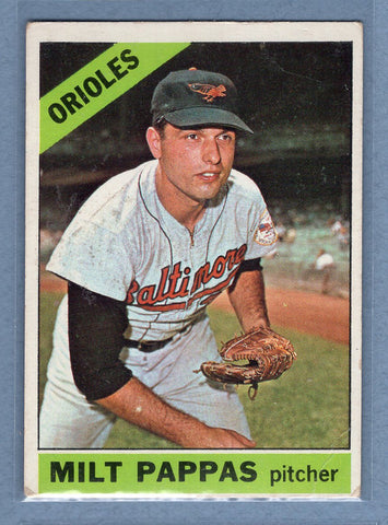 1966 Topps #105 Milt Pappas (a) G-VG  GO470