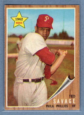 1962 Topps #104 Ted Savage  EX  GO522