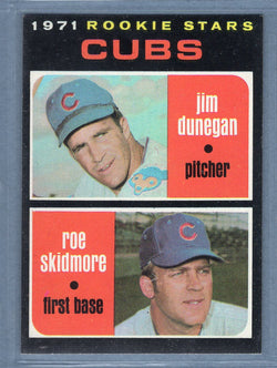 1971 Topps #121 Cubs Rookies (Jim Dunegan)  EX  GO747