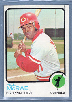 1973 Topps #28 Hal McRae  (b) EX-MT  GO669