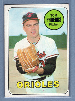 1969 Topps #185 Tom Phoebus EX  GO350