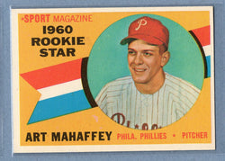 1960 Topps #138 Art Mahaffey EX-MT  GO223