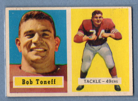 1957 Topps #148 Bob Toneff (st) VG  GO801