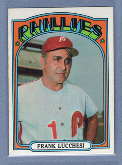 1972 Topps #188 Frank Lucchesi MG EX-MT  GO483