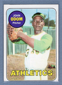 1969 Topps #195 John Odom (a) EX  GO265