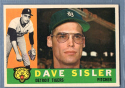 1960 Topps #186 Dave Sisler VG-EX Set Break 1