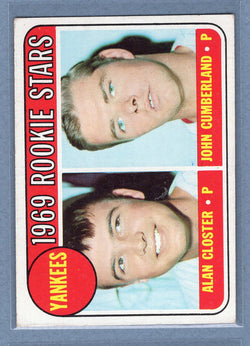 1969 Topps #114 Yankees Rookies  EX  GO602