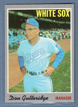 1970 Topps #123 Don Gutteridge  EX-MT  SB1