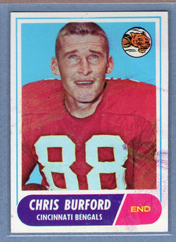 1968 Topps #43 Chris Burford (st) VG  GO801