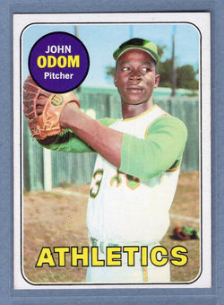 1969 Topps #195 John Odom (b) EX-MT  GO265