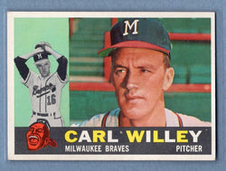 1960 Topps #107 Carl Willey EX   GO550