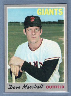 1970 Topps #58 Dave Marshall  (a) EX  GO900