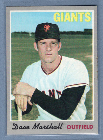 1970 Topps #58 Dave Marshall  (a) EX  GO900