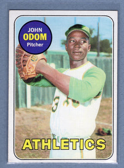 1969 Topps #195 John Odom (c) EX-MT  GO265