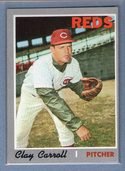 1970 Topps #133 Clay Carroll  EX  GO695