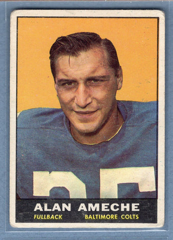 1961 Topps #3 Alan Ameche (a) VG  GO801
