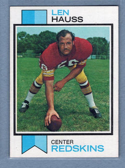 1973 Topps #130 Len Hauss EX-MT   GO355