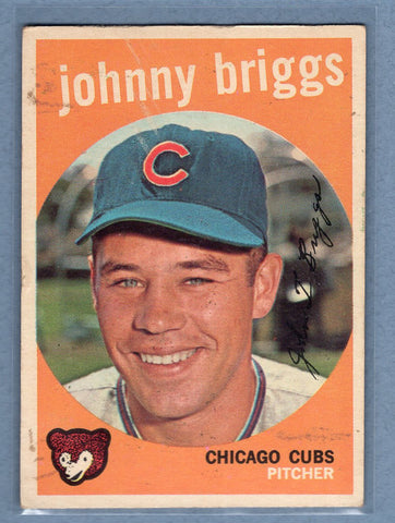 1959 Topps #177 Johnny Briggs (b) (st) VG   GO410