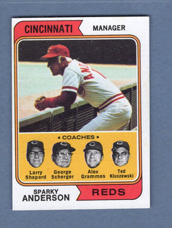 1974 Topps Baseball #326 Sparky Anderson NM-MT 003