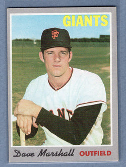1970 Topps #58 Dave Marshall  (c) EX  GO900