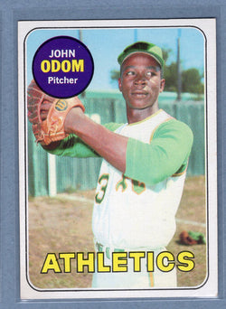 1969 Topps #195 John Odom (d) EX-MT  GO265