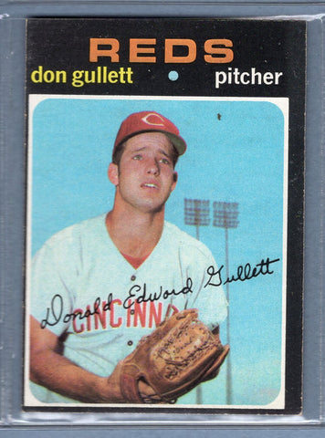 1971 Topps #124 Don Gullett  EX  SB1
