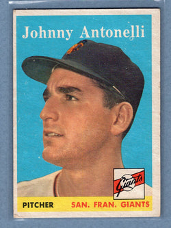 1958 Topps #152 Johnny Antonelli  EX  GO387
