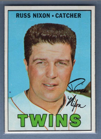 1967 Topps #446 Russ Nixon EX-MT  GO397