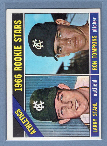 1966 Topps #107 Athletics Rookies (a) EX  GO470