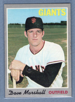 1970 Topps #58 Dave Marshall  (d) VG  GO900