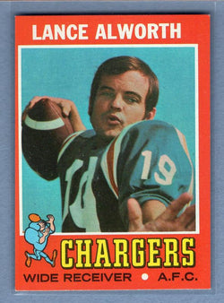 1971 Topps #10 Lance Alworth (HOF) EX-MT  GO244