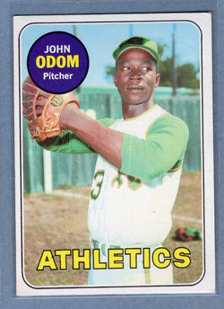 1969 Topps #195 John Odom (e) EX-MT  GO265